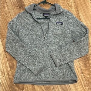 Patagonia Classic Gray Quarter-Zip Pullover
